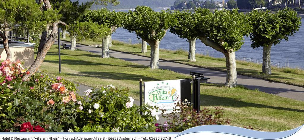 Hotel Villa Am Rhein Andernach Buitenkant foto